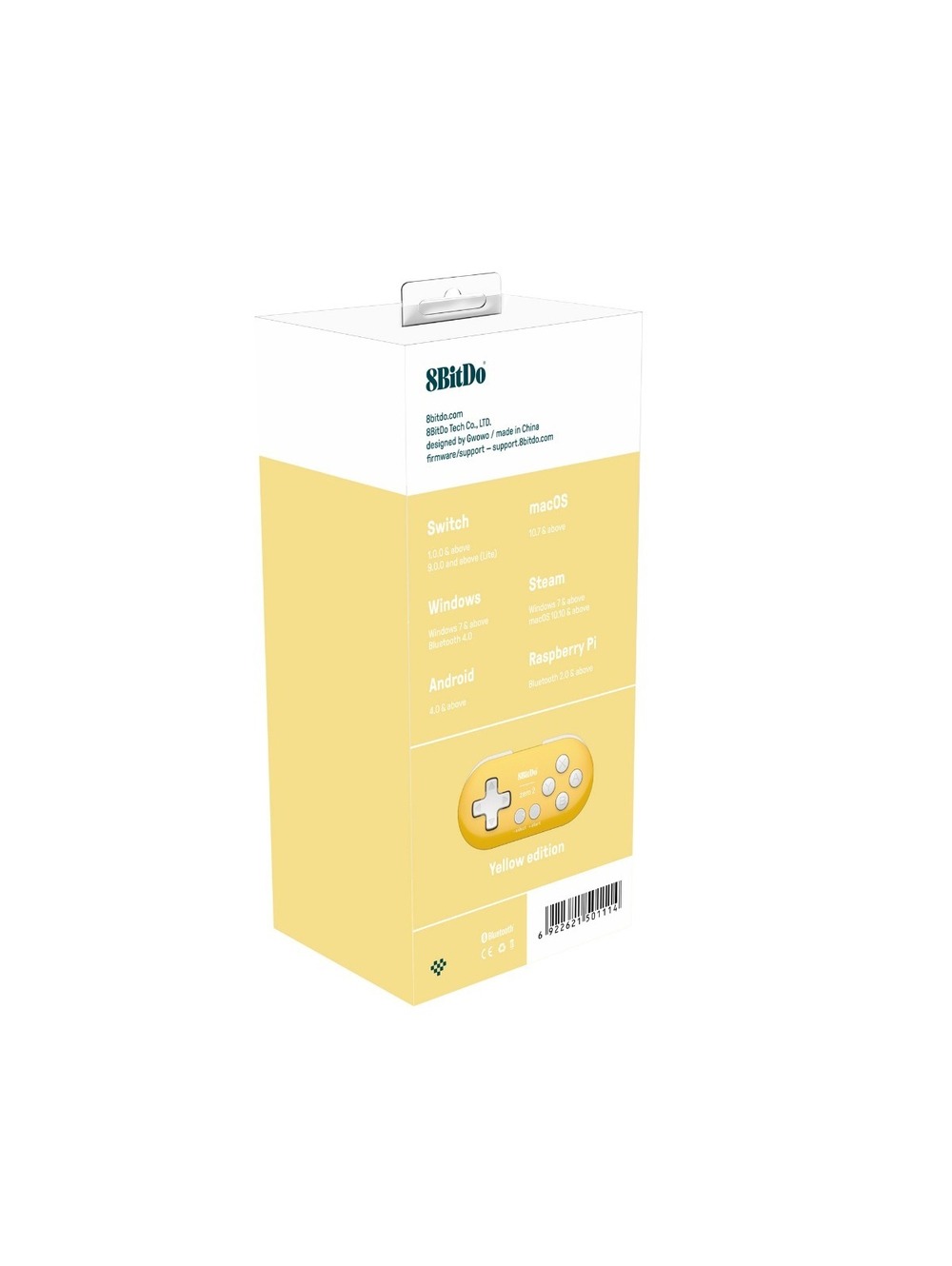 Zero 2 Bluetooth Keychain Mini Controller for Switch, PC & MAC - Yellow